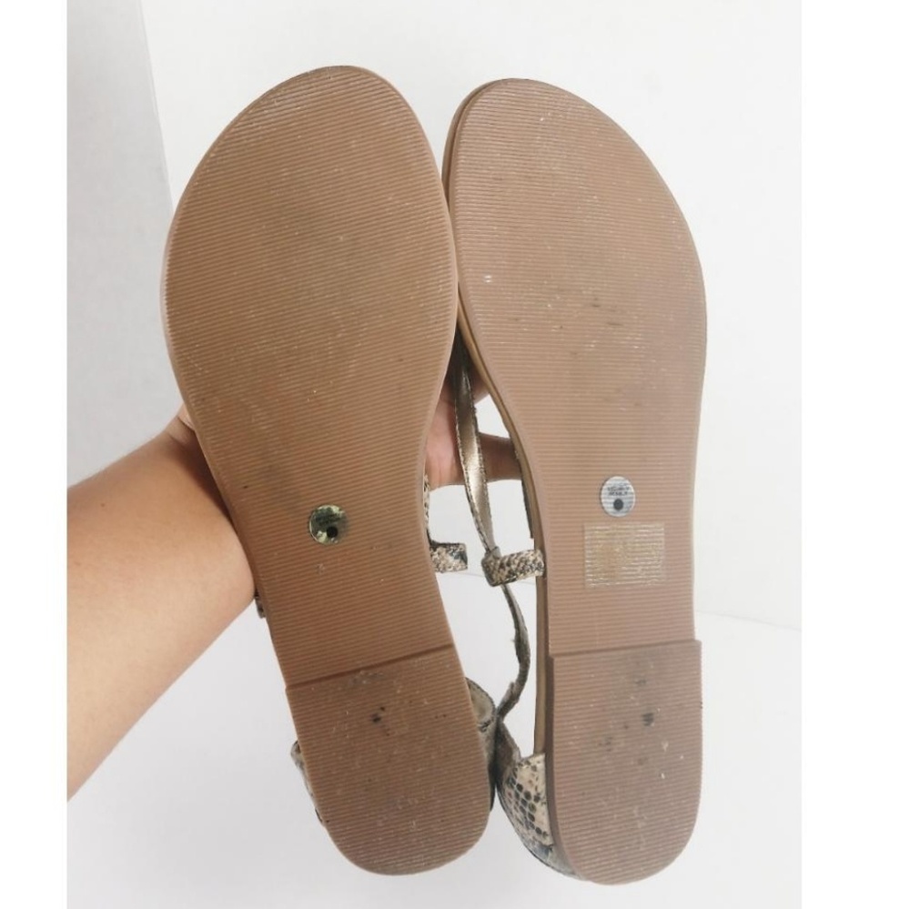 Charlotte Russe faux snake thong sandal - Picture 4 of 4